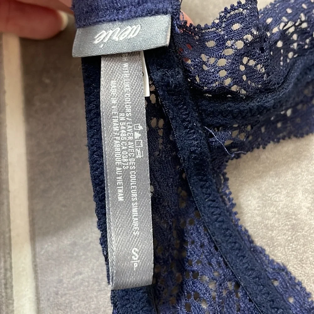 Aerie‎ navy Bralette size small
